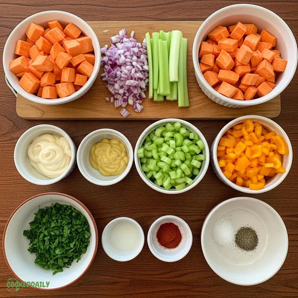 Low Carb Sweet Potato Potato Salad 9 Low Carb Sweet Potato Potato Salad