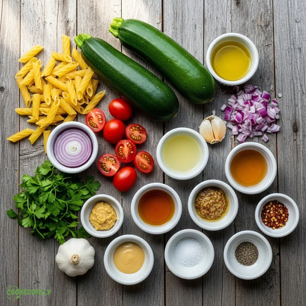 Spicy Zucchini Pasta Salad 9 Spicy Zucchini Pasta Salad