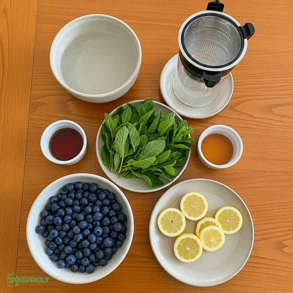 Summer Blueberry Tea 9 Summer Blueberry Tea