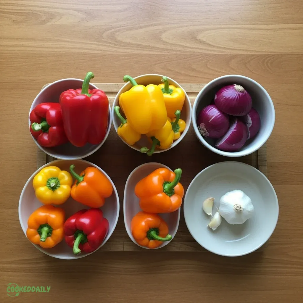 Mediterranean Bell Pepper Stir Fry 9 Mediterranean Bell Pepper Stir Fry