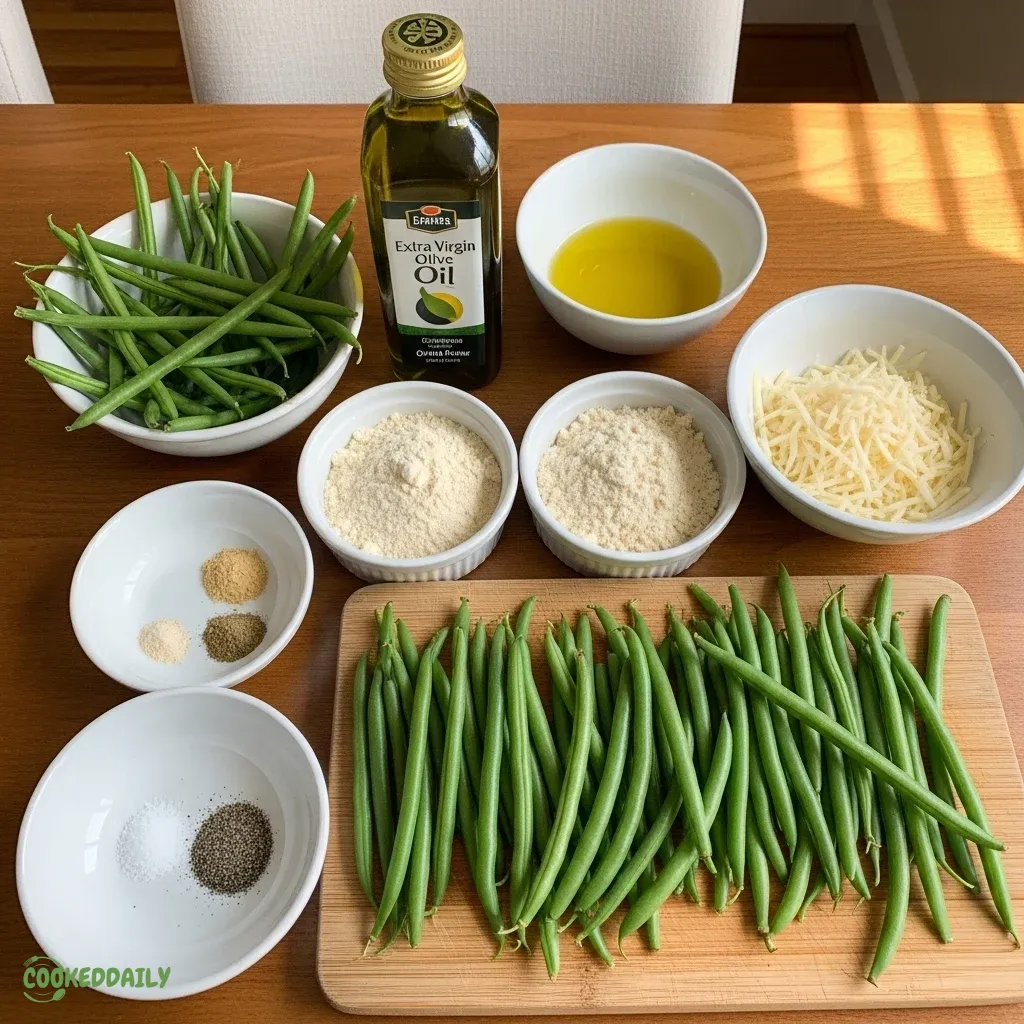 Baked Green Beans Bites 9 Baked Green Beans Bites