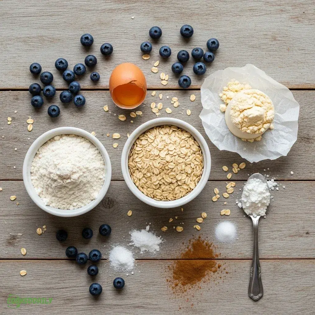 High Protein Blueberry Oatmeal Muffins 9 High Protein Blueberry Oatmeal Muffins