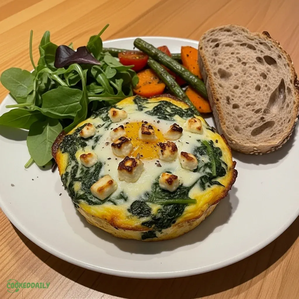 Mediterranean Spinach and Feta Egg Bake 11 Mediterranean Spinach and Feta Egg Bake
