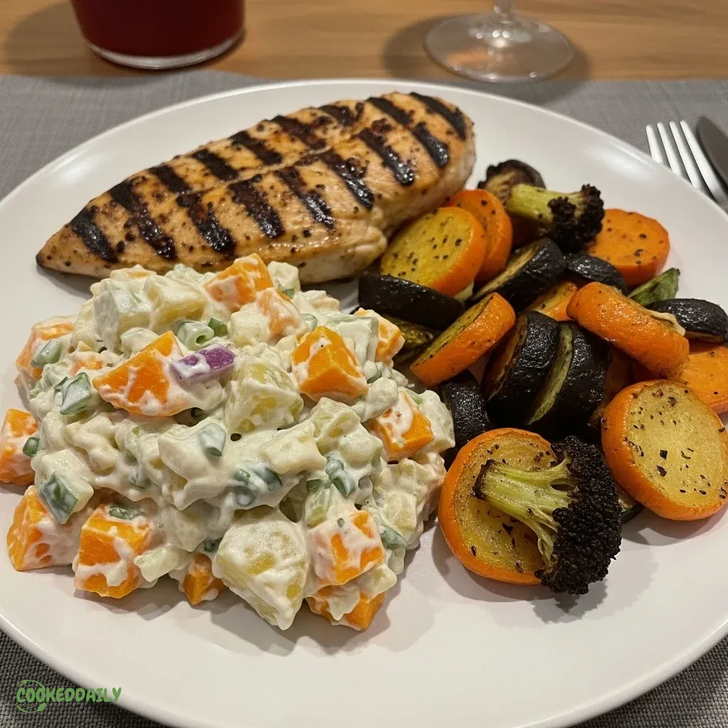 Low Carb Sweet Potato Potato Salad 11 Low Carb Sweet Potato Potato Salad