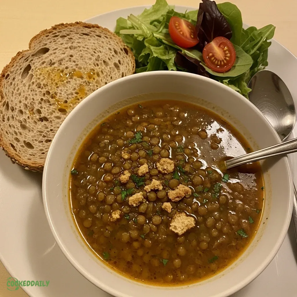 Savory Lentil Soup 11 Savory Lentil Soup