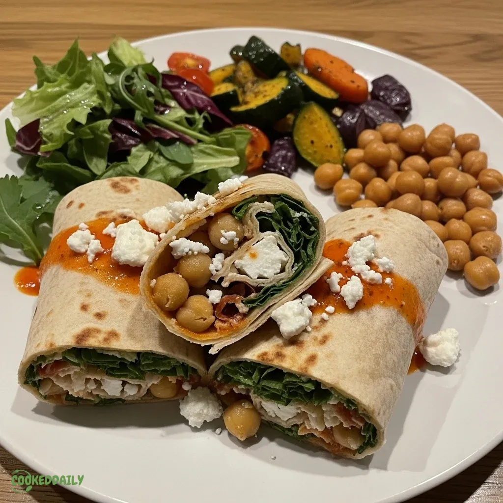 Greek Chickpea Wraps 11 Greek Chickpea Wraps