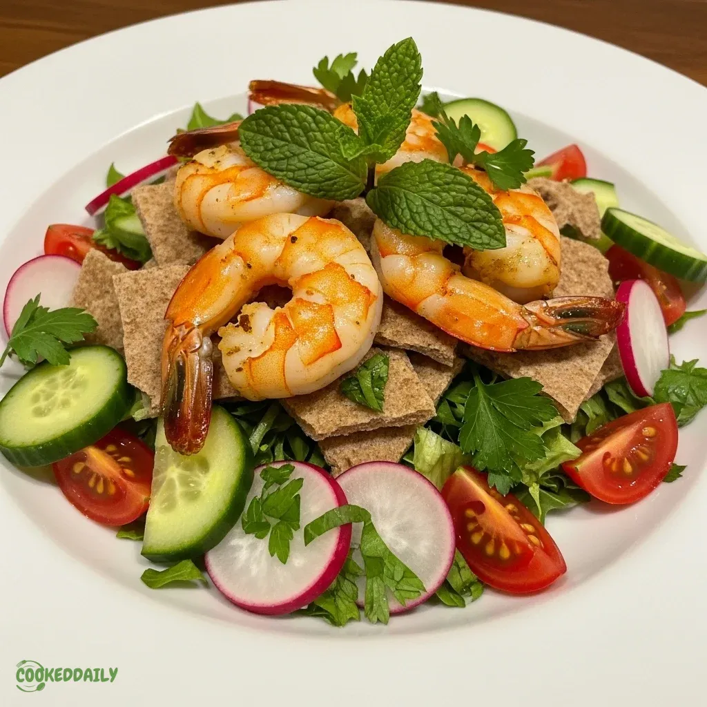 Hearty Shrimp Fattoush 11 Hearty Shrimp Fattoush