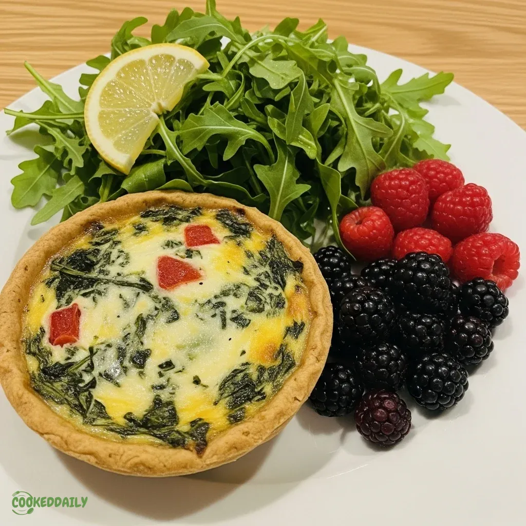 Spinach Cottage Cheese Quiche 11 Spinach Cottage Cheese Quiche
