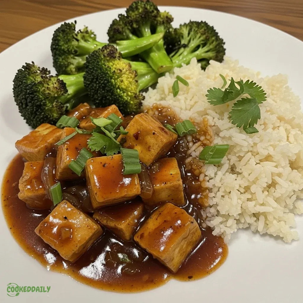 Garlic Tofu Skillet 11 Garlic Tofu Skillet