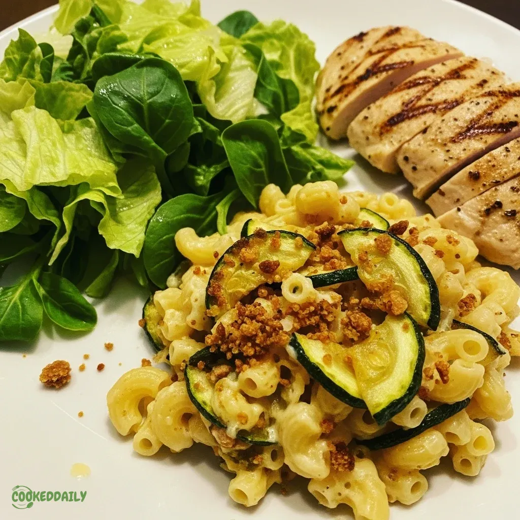 Crispy Zucchini Mac and Cheese 11 Crispy Zucchini Mac and Cheese