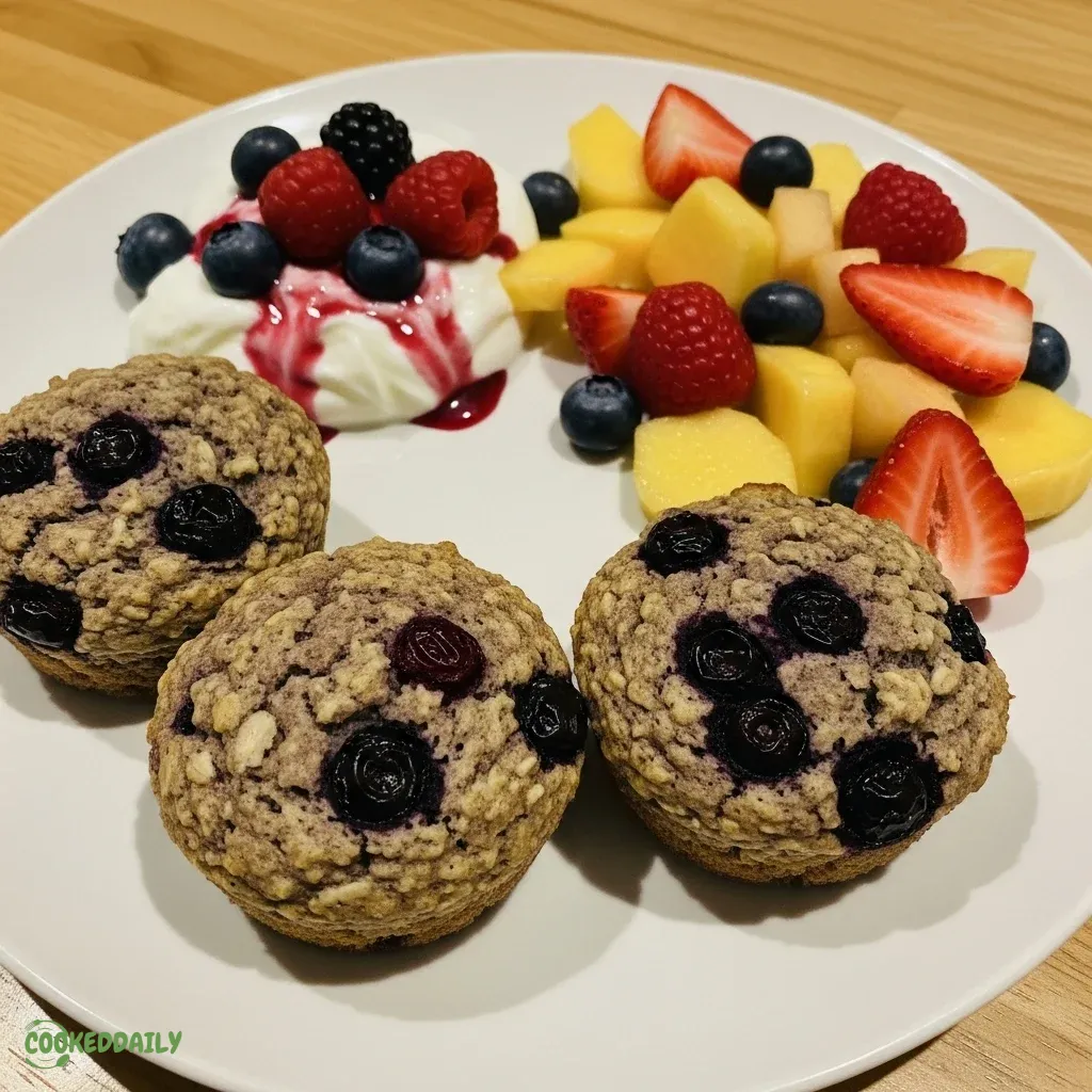 High Protein Blueberry Oatmeal Muffins 11 High Protein Blueberry Oatmeal Muffins
