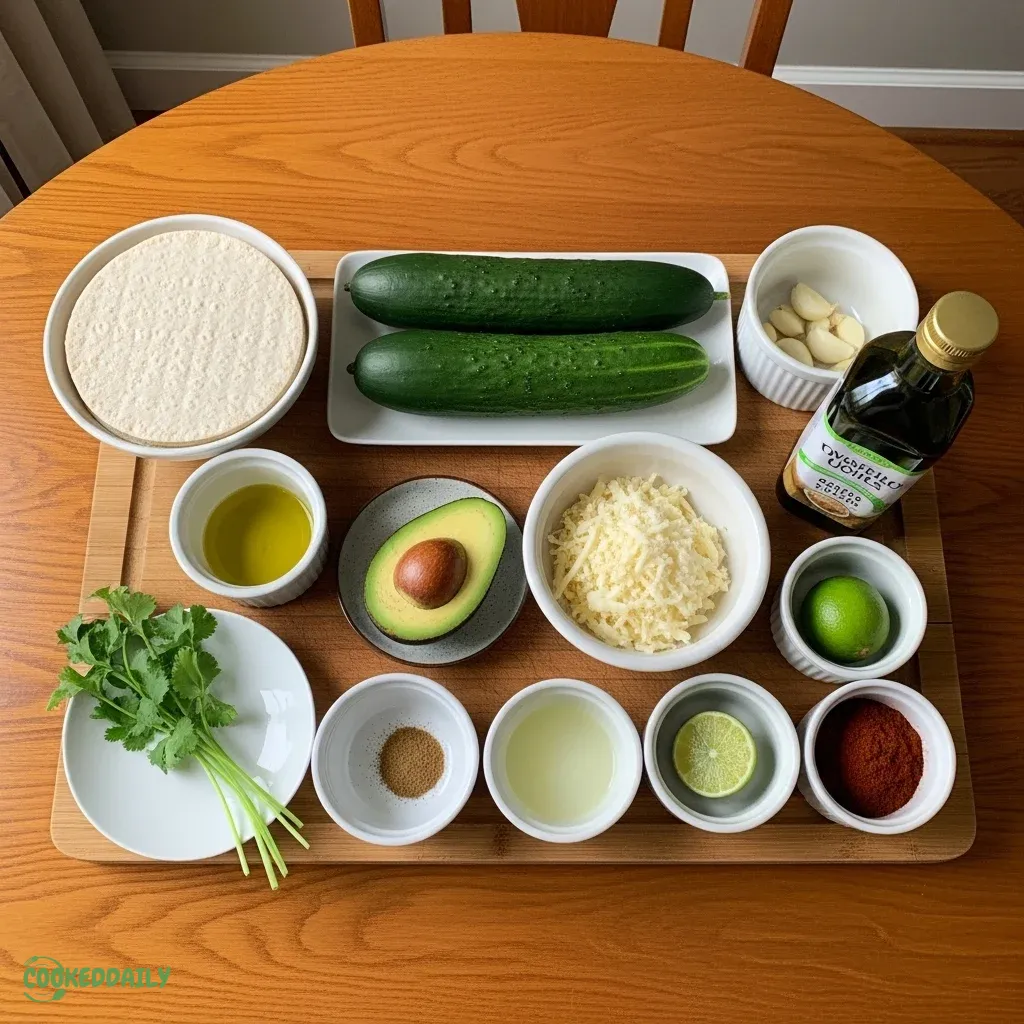 Mexican Cucumber Quesadilla 9 Mexican Cucumber Quesadilla