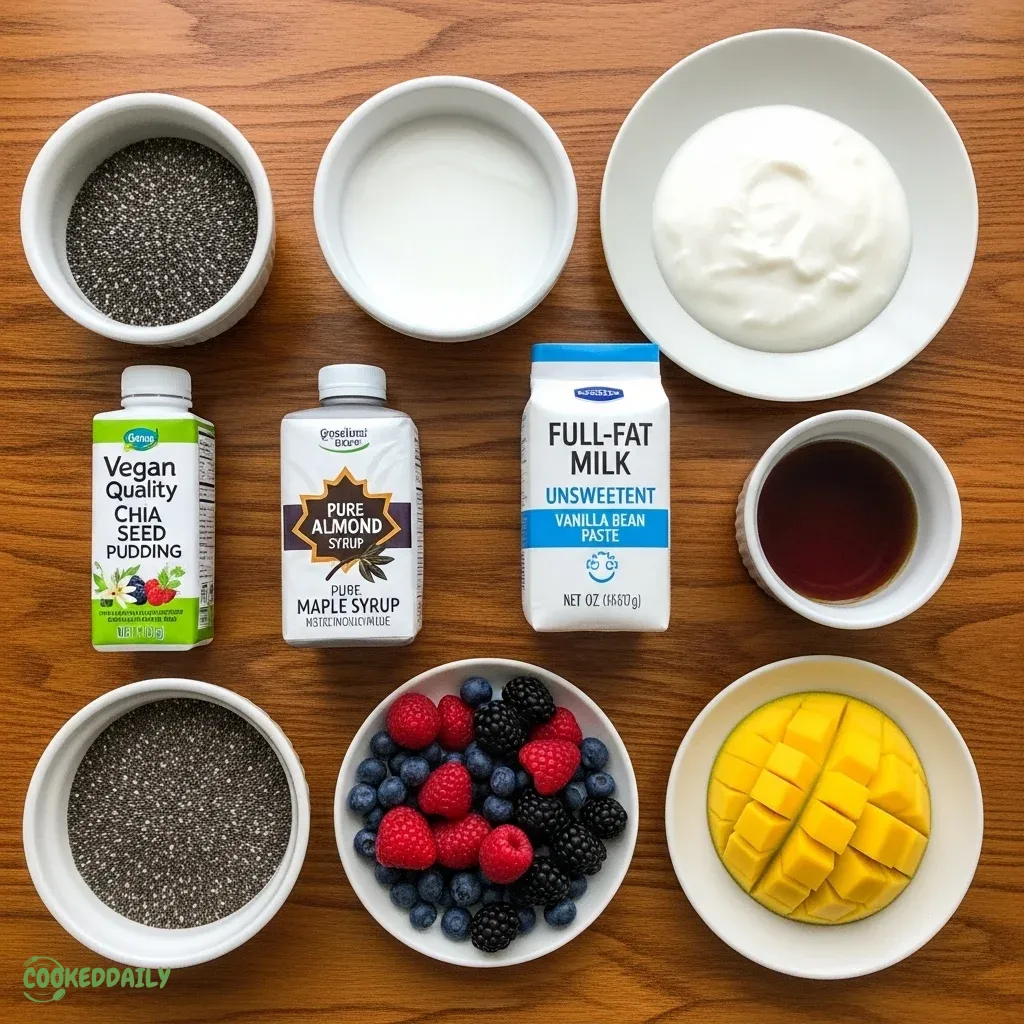 Vegan Chia Seed Pudding with Mixed Fruit 9 Vegan Chia Seed Pudding with Mixed Fruit