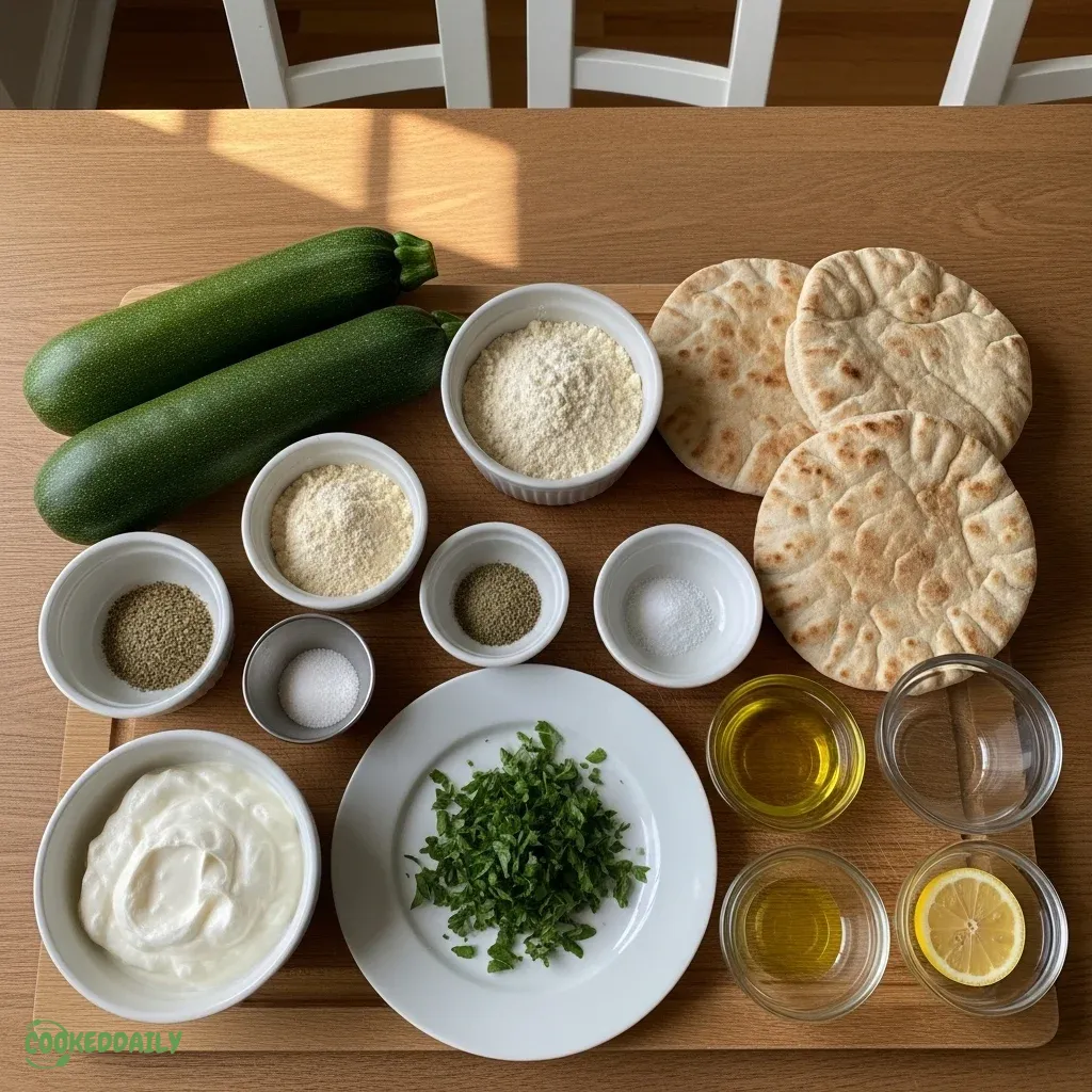 Crispy Zucchini Pita Pockets 9 Crispy Zucchini Pita Pockets