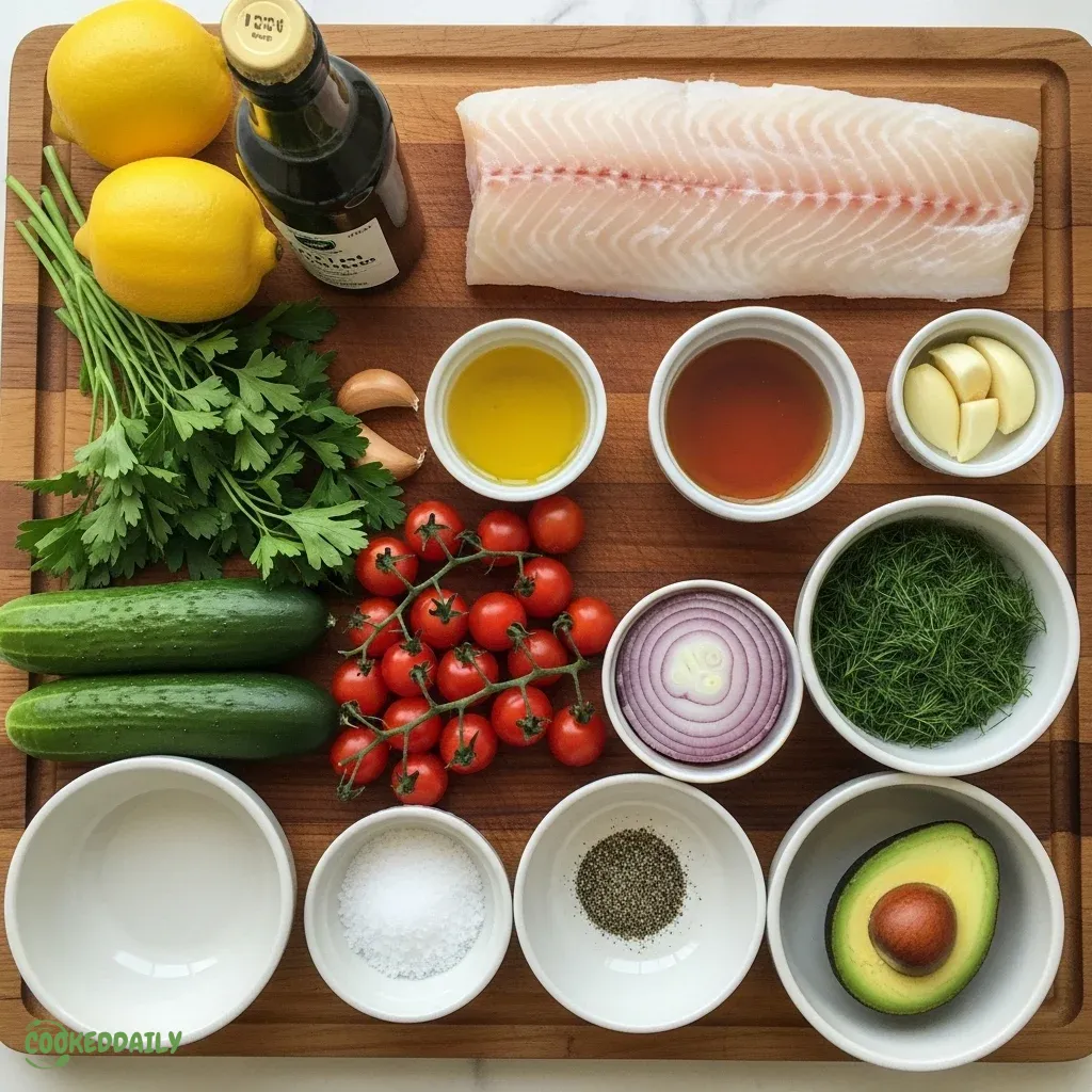 Lemon Cod Salad 9 Lemon Cod Salad