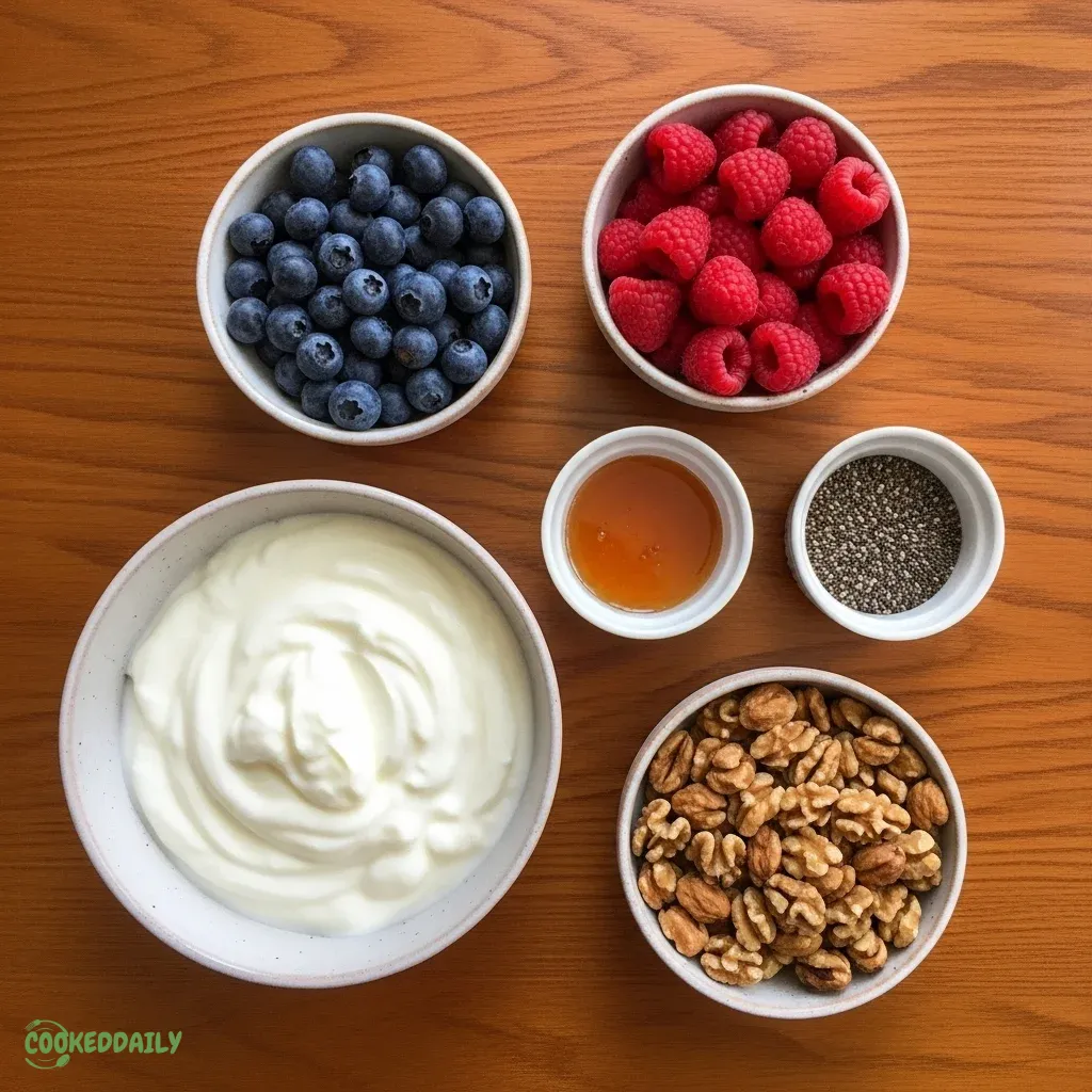 Greek Yogurt Breakfast Bowl with Berries 9 Greek Yogurt Breakfast Bowl with Berries