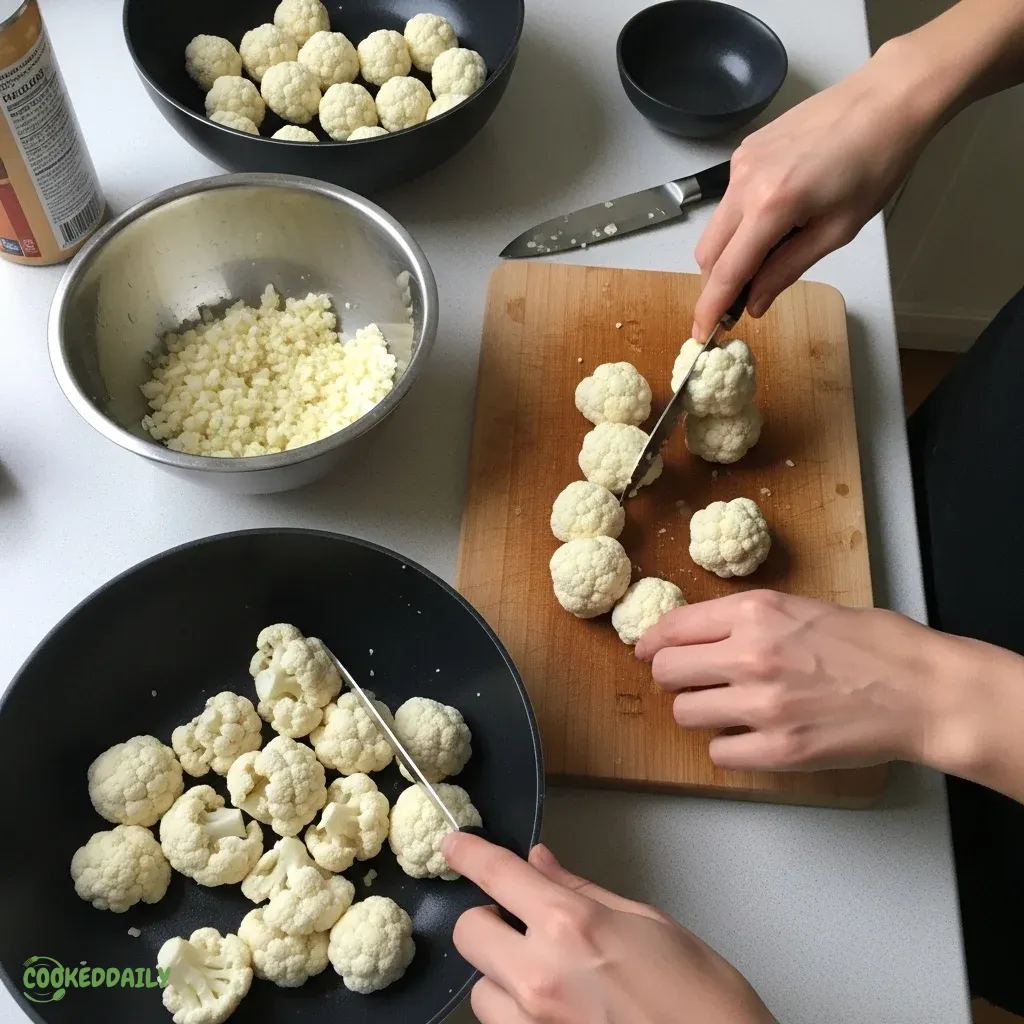 Low-Carb Cauliflower Bites 10 Low-Carb Cauliflower Bites