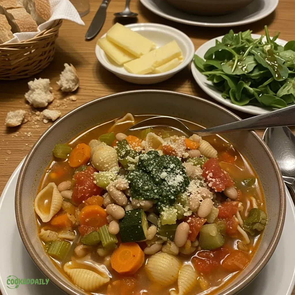 Vegetable Minestrone Soup 5 Vegetable Minestrone Soup