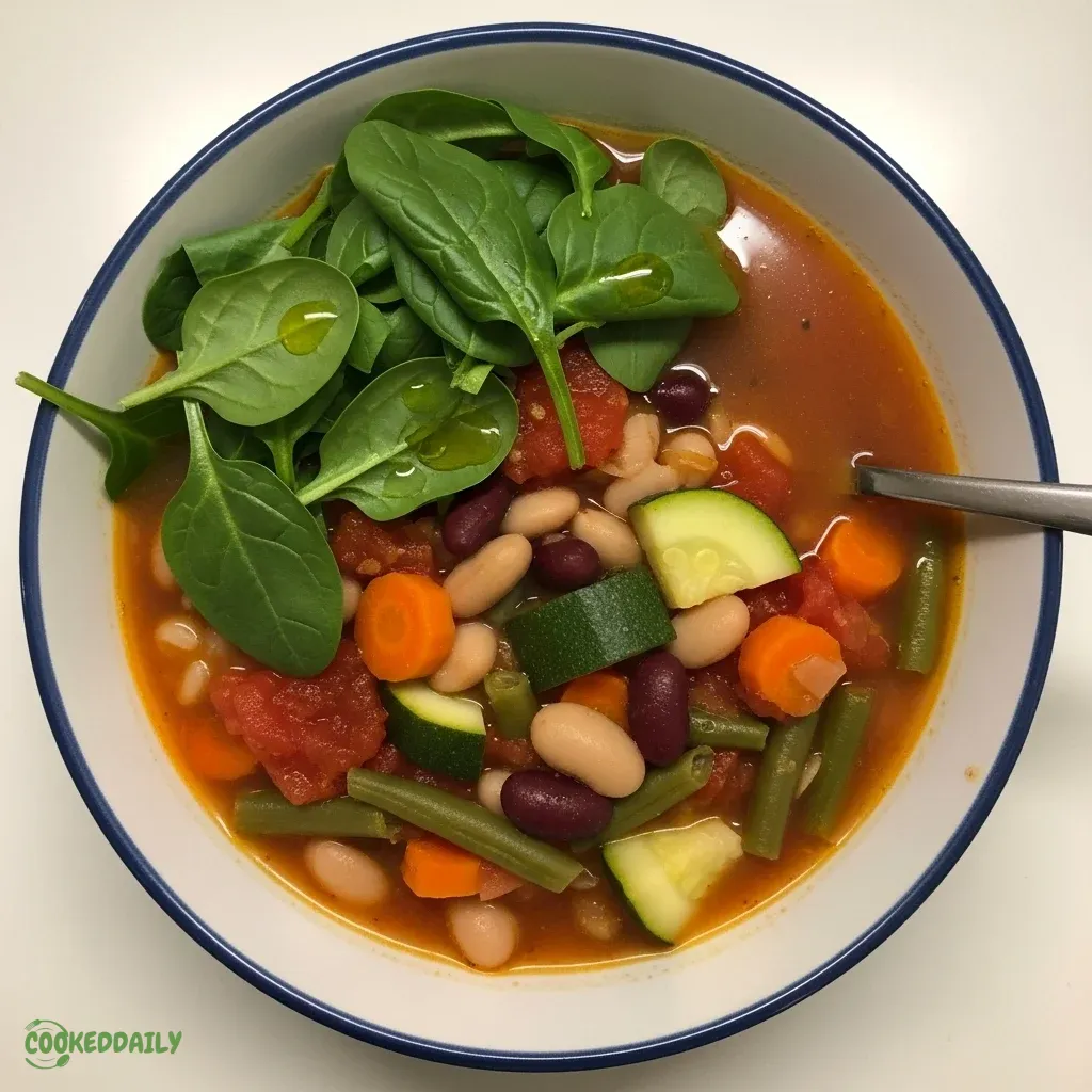 Slow Cooker Vegetable Minestrone 5 Slow Cooker Vegetable Minestrone