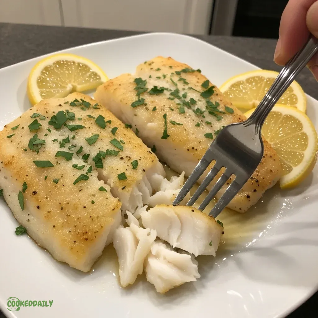 Keto Baked Cod with Lemon 5 Keto Baked Cod with Lemon
