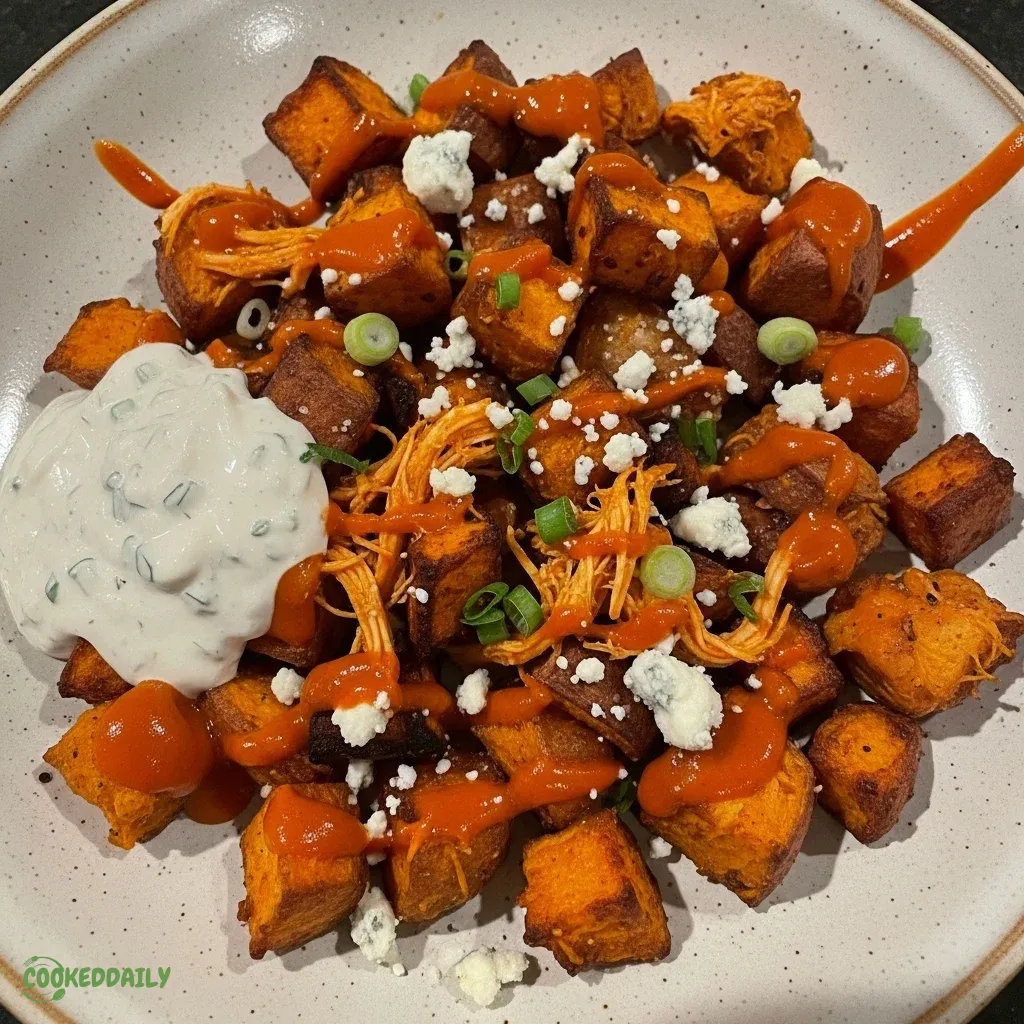 Buffalo Sweet Potato Bites 11 Buffalo Sweet Potato Bites