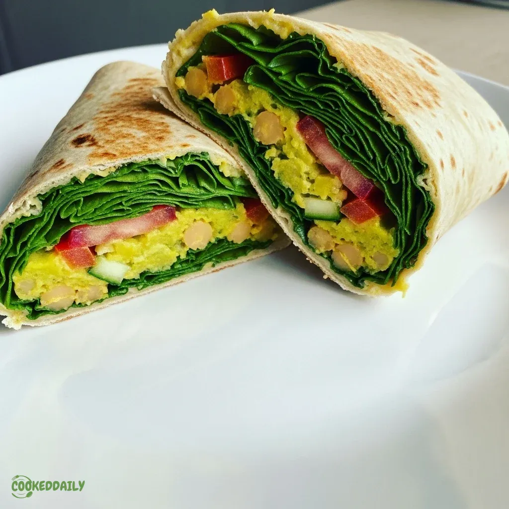 Vegan Chickpea Wrap 5 Vegan Chickpea Wrap