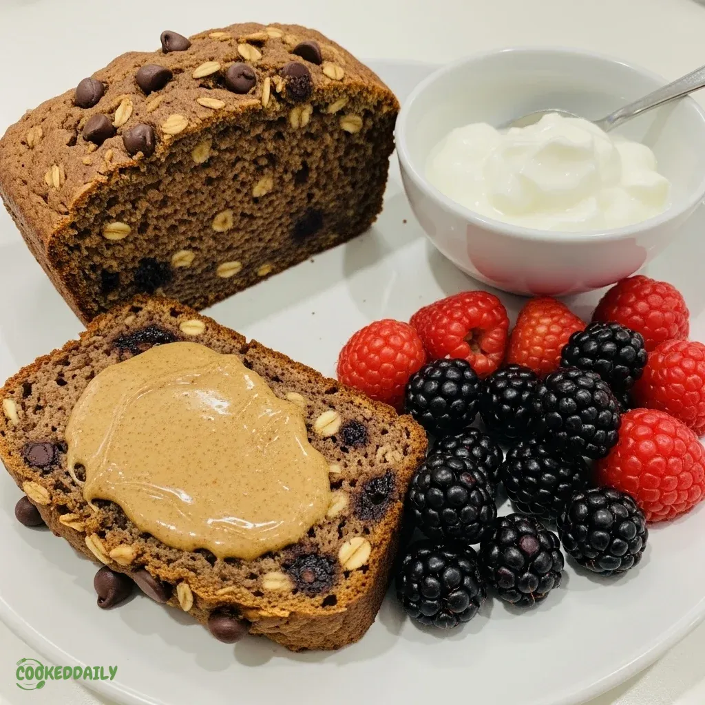 Chocolate Chip Banana Oat Bread 11 Chocolate Chip Banana Oat Bread