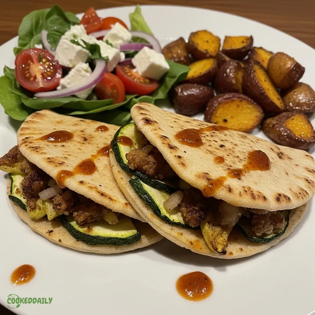 Crispy Zucchini Pita Pockets 11 Crispy Zucchini Pita Pockets