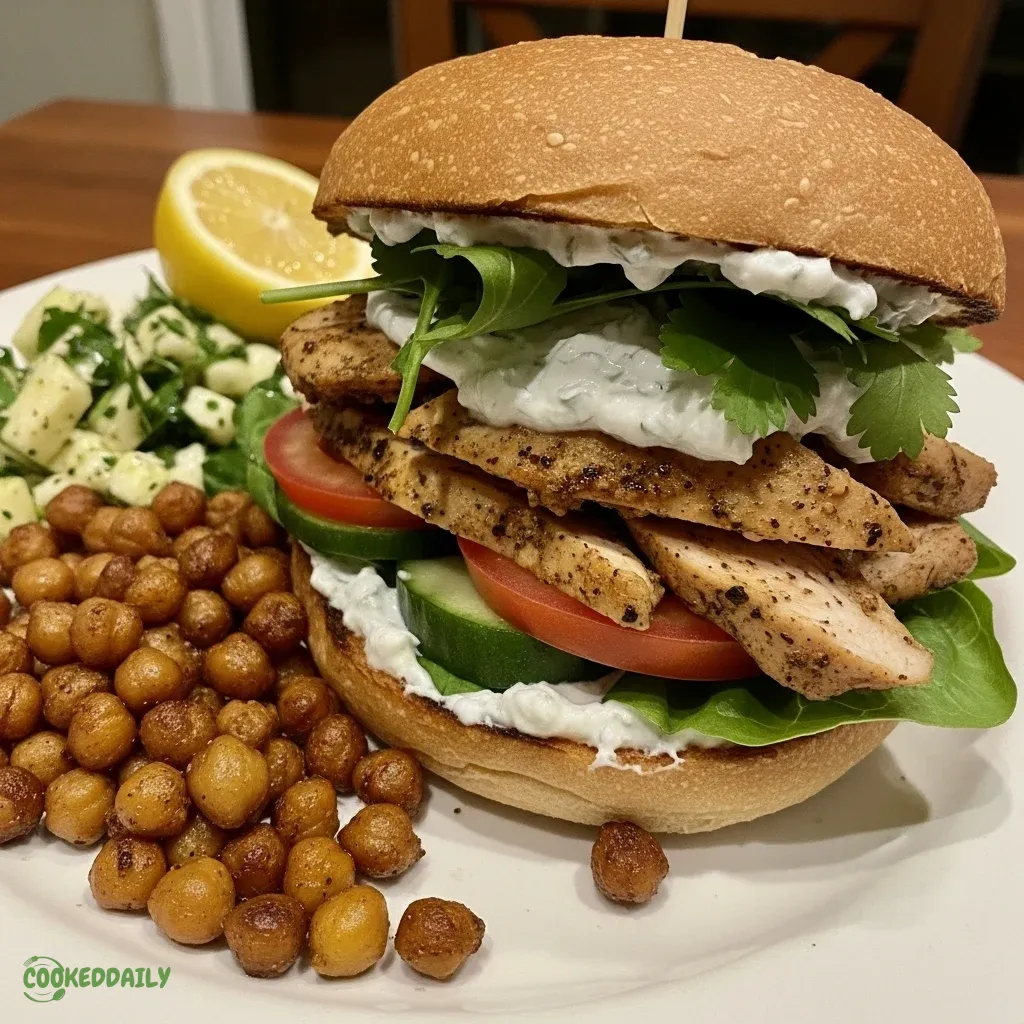 Greek Chicken Sandwich 11 Greek Chicken Sandwich