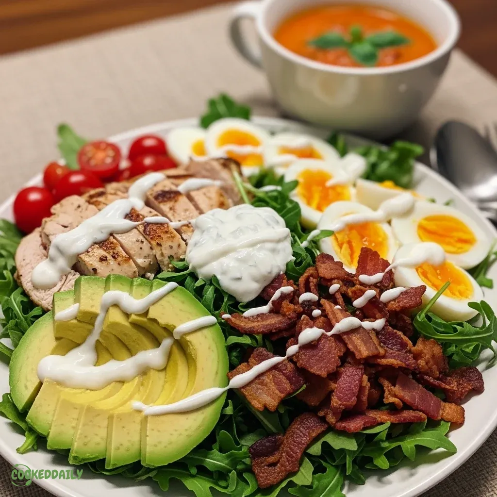 Creamy Arugula Cobb Salad 11 Creamy Arugula Cobb Salad