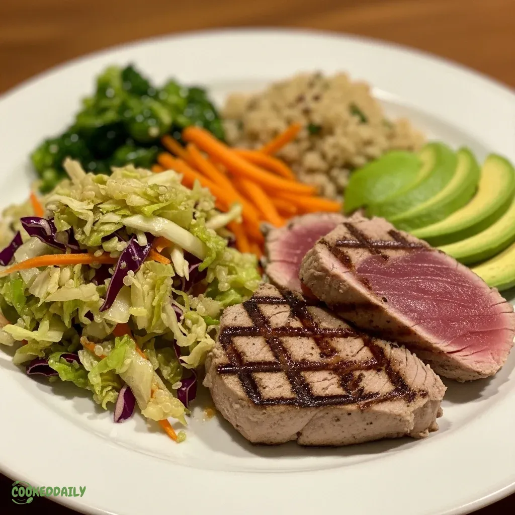 Grilled Tuna Slaw 11 Grilled Tuna Slaw