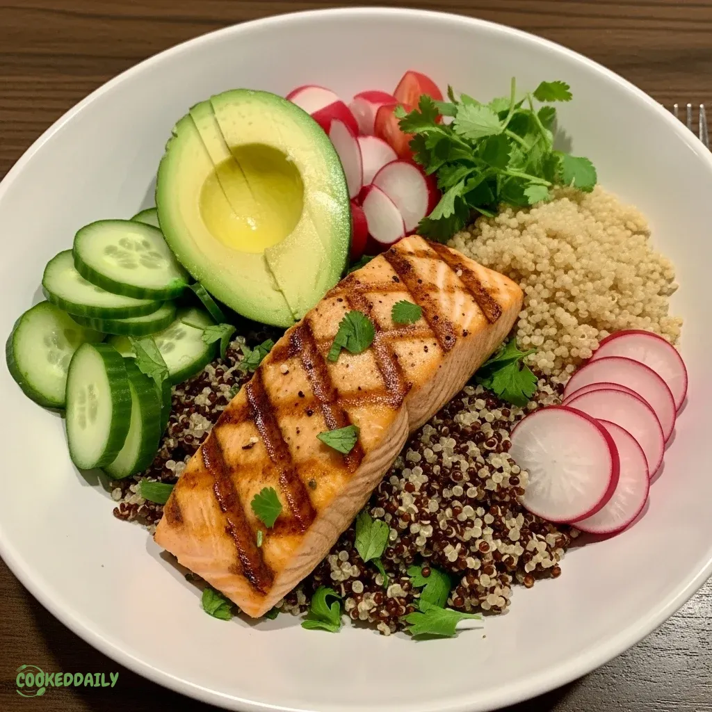 Grilled Salmon Bowl 11 Grilled Salmon Bowl