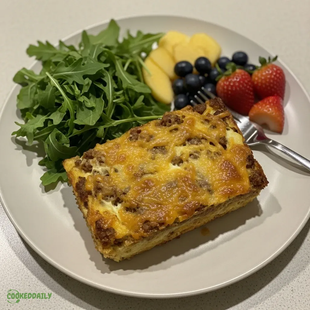 Savory Sausage and Cheese Breakfast Casserole 11 Savory Sausage and Cheese Breakfast Casserole