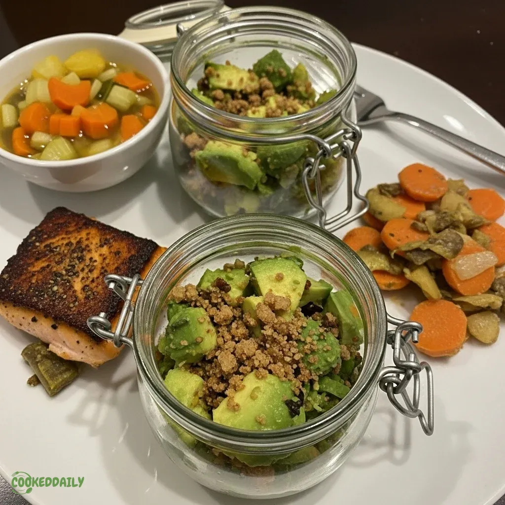 Low Carb Avocado Jar Salad 11 Low Carb Avocado Jar Salad