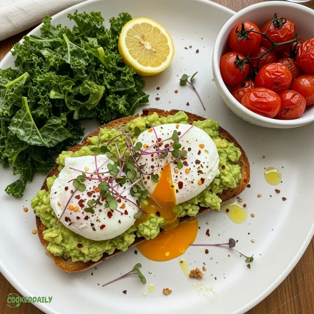 Avocado Toast with Poached Eggs 5 Avocado Toast with Poached Eggs