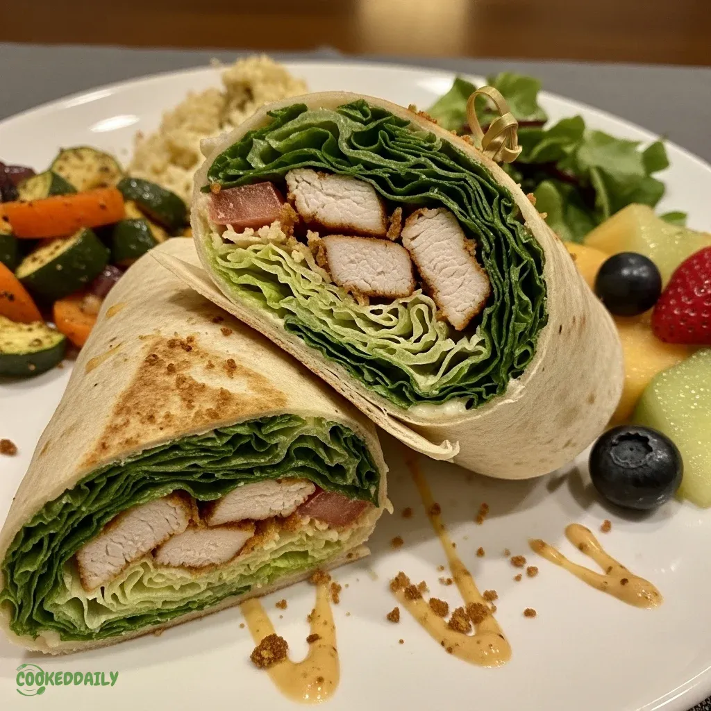 Chicken Caesar Wrap 5 Chicken Caesar Wrap