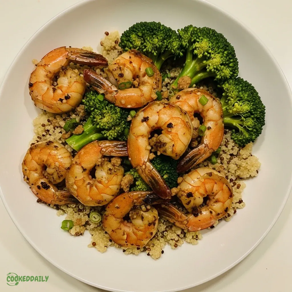 Honey Garlic Shrimp Bowl 5 Honey Garlic Shrimp Bowl