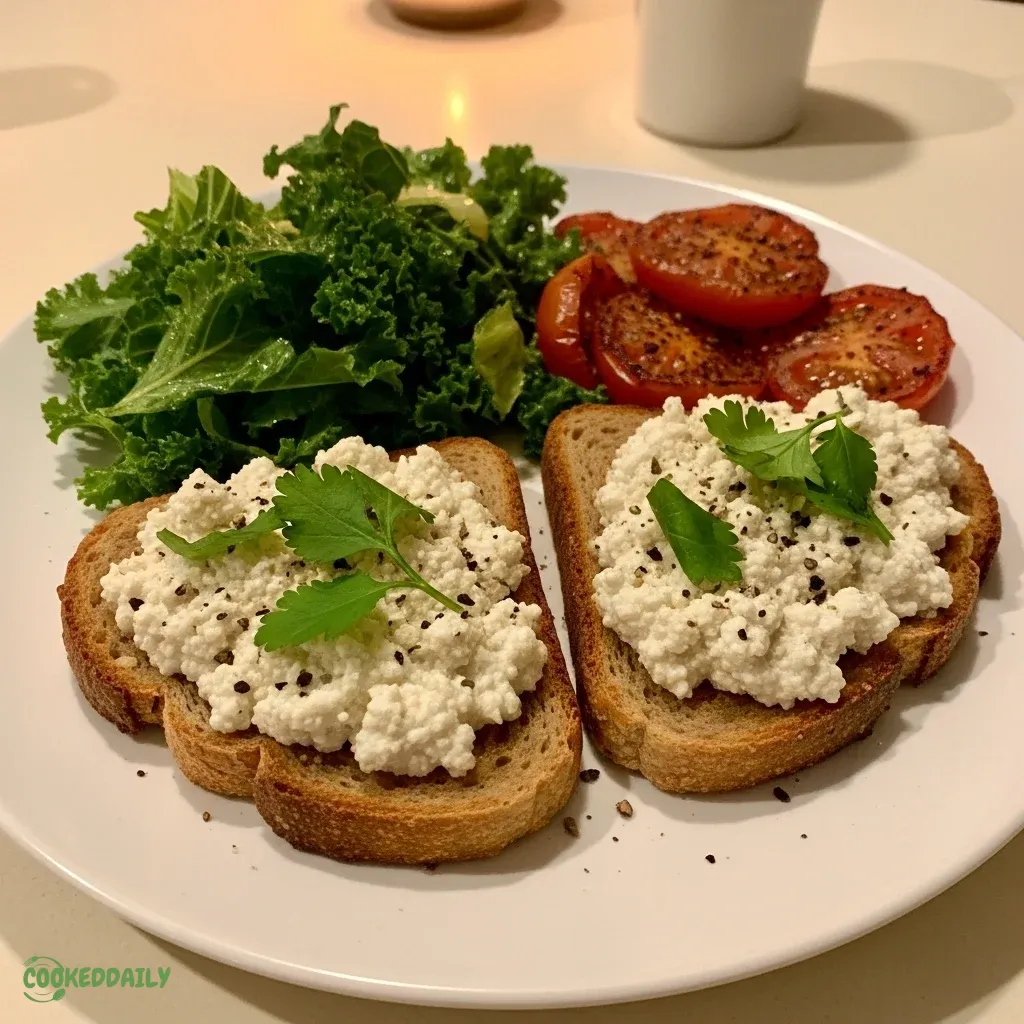 Vegan Tofu Ricotta Toast 5 Vegan Tofu Ricotta Toast