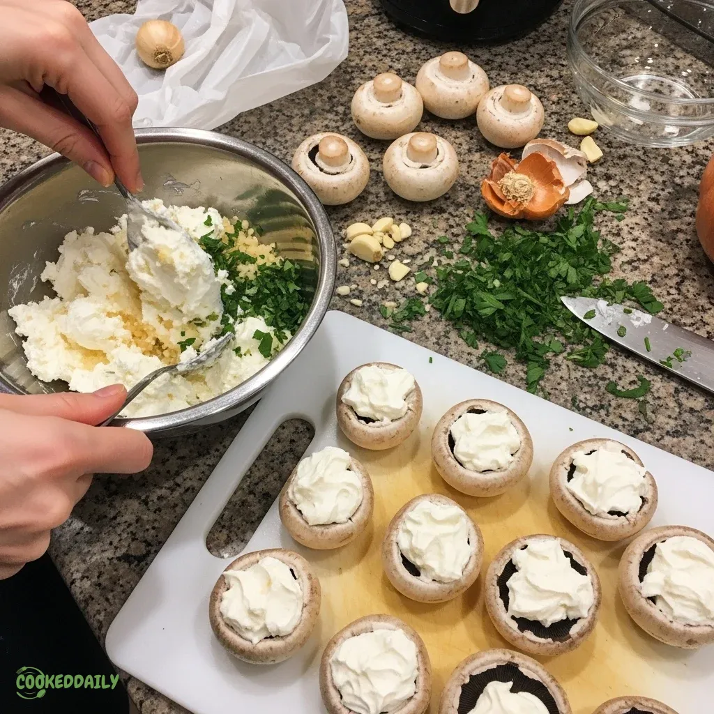 Air Fryer Stuffed Mushrooms 10 Air Fryer Stuffed Mushrooms