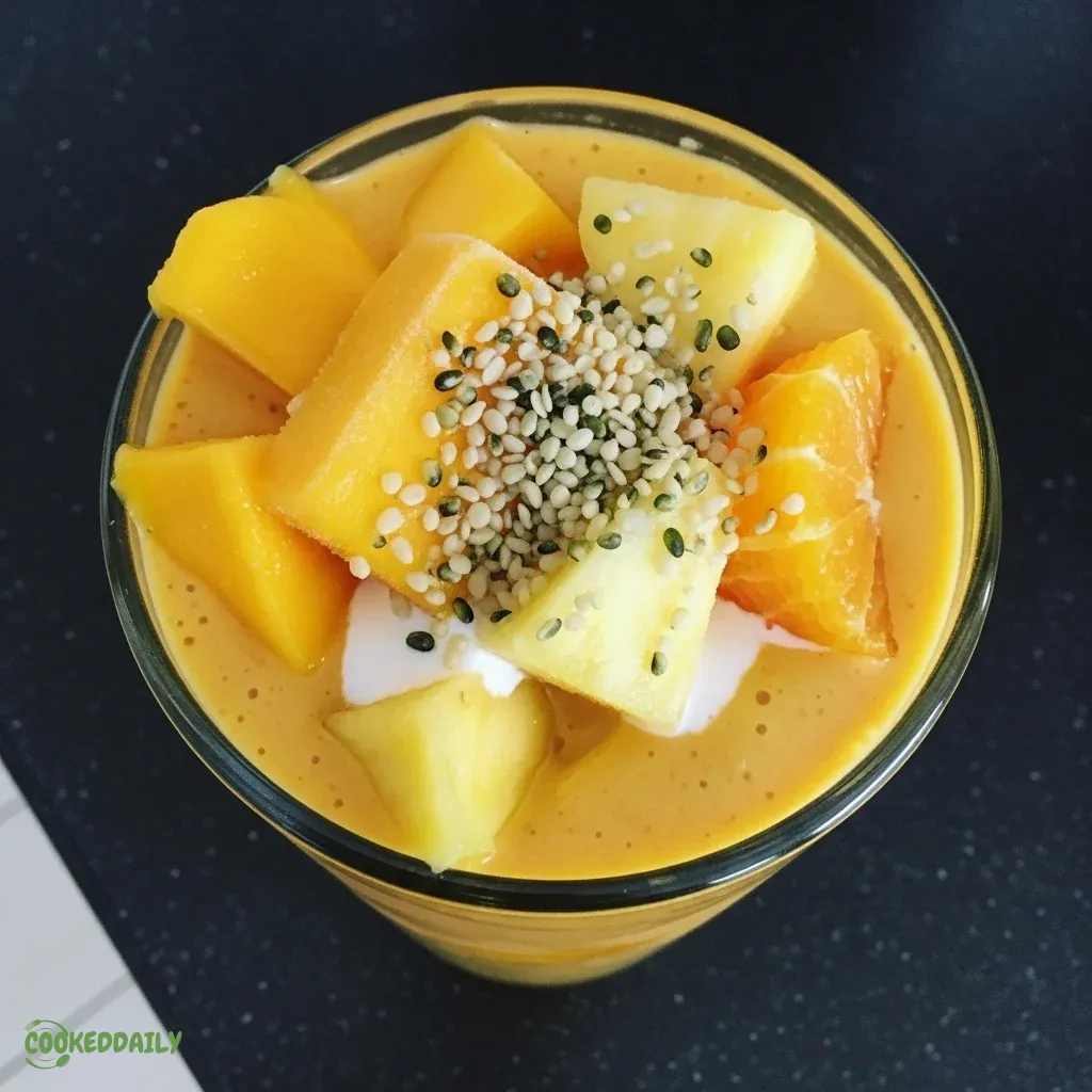 Tropical Sunrise Smoothie 5 Tropical Sunrise Smoothie