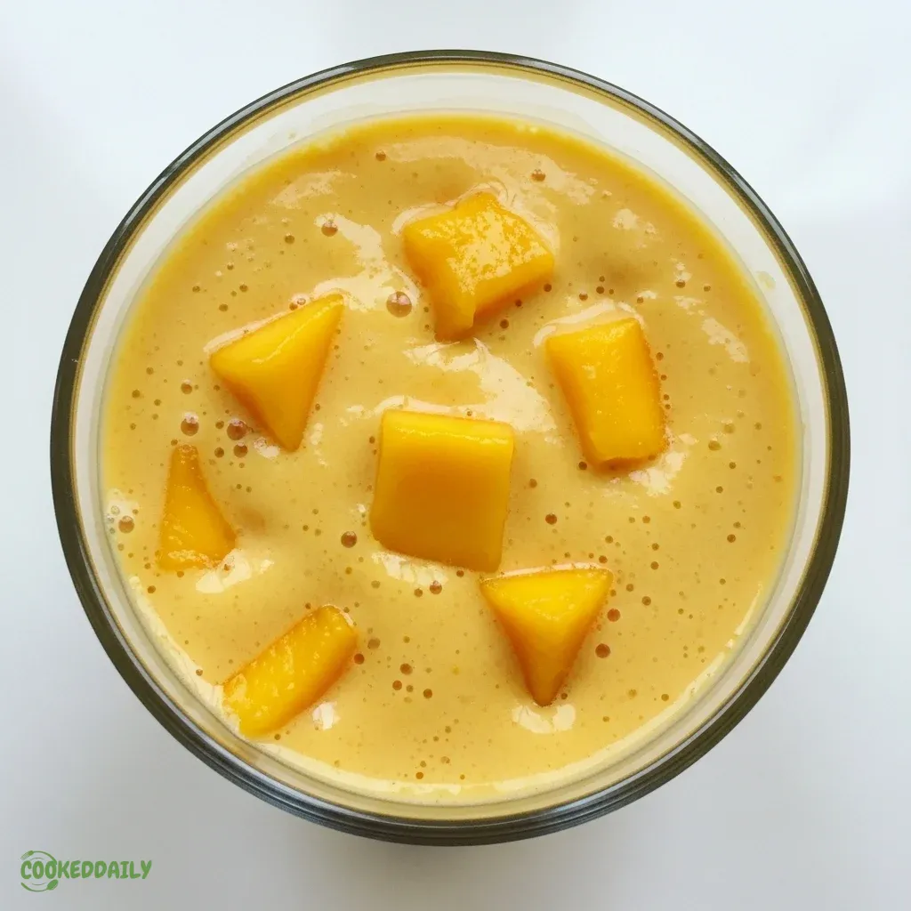 Mango Coconut Milk Smoothie 5 Mango Coconut Milk Smoothie
