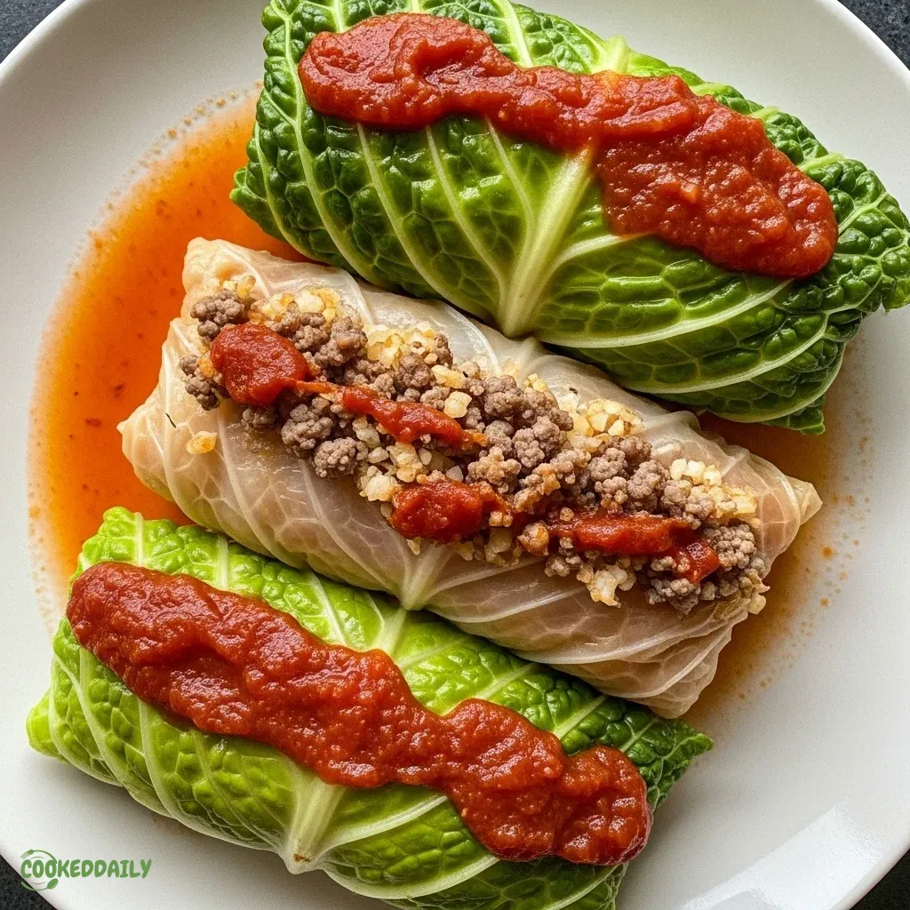 Low Carb Stuffed Cabbage Rolls 5 Low Carb Stuffed Cabbage Rolls