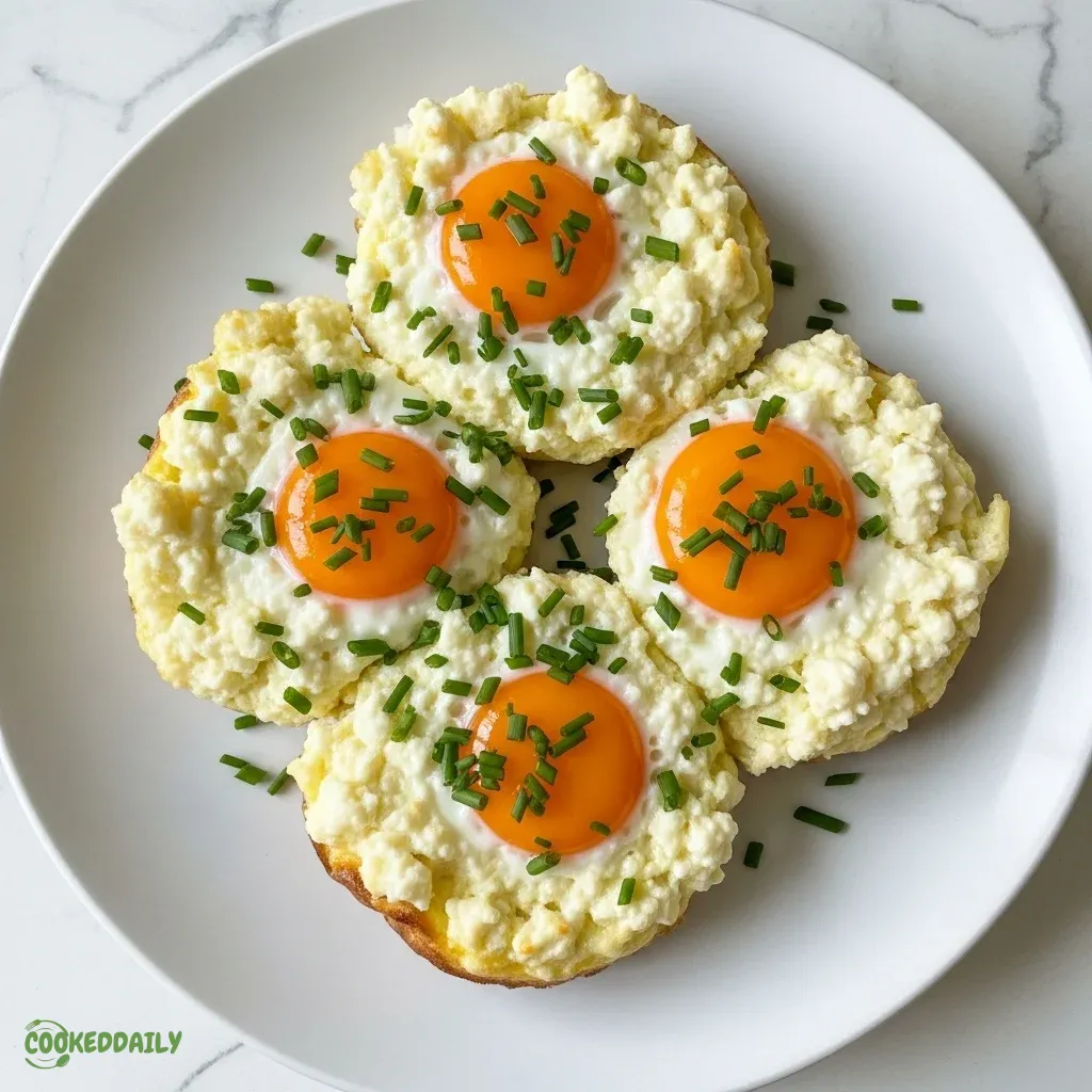 Baked Cottage Cheese Eggs 5 Baked Cottage Cheese Eggs