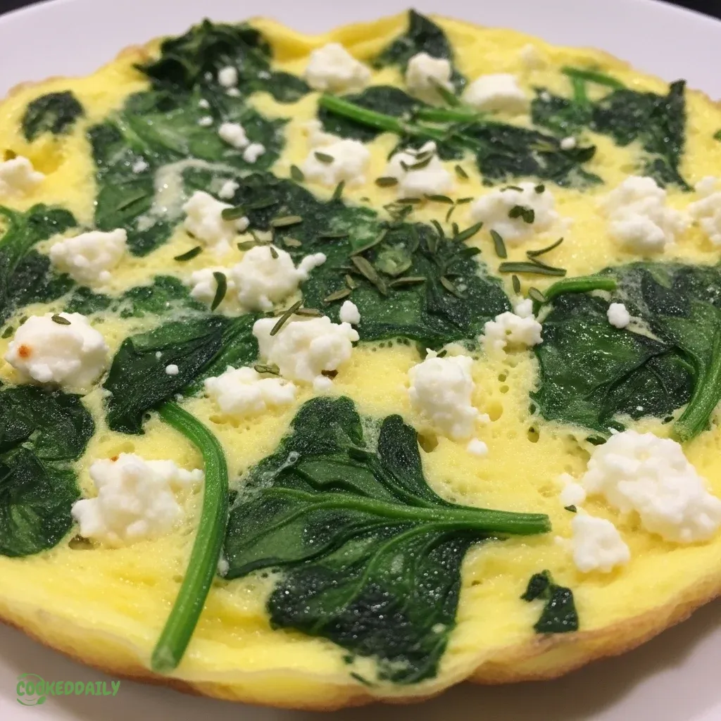 Keto Spinach and Feta Omelet 5 Keto Spinach and Feta Omelet