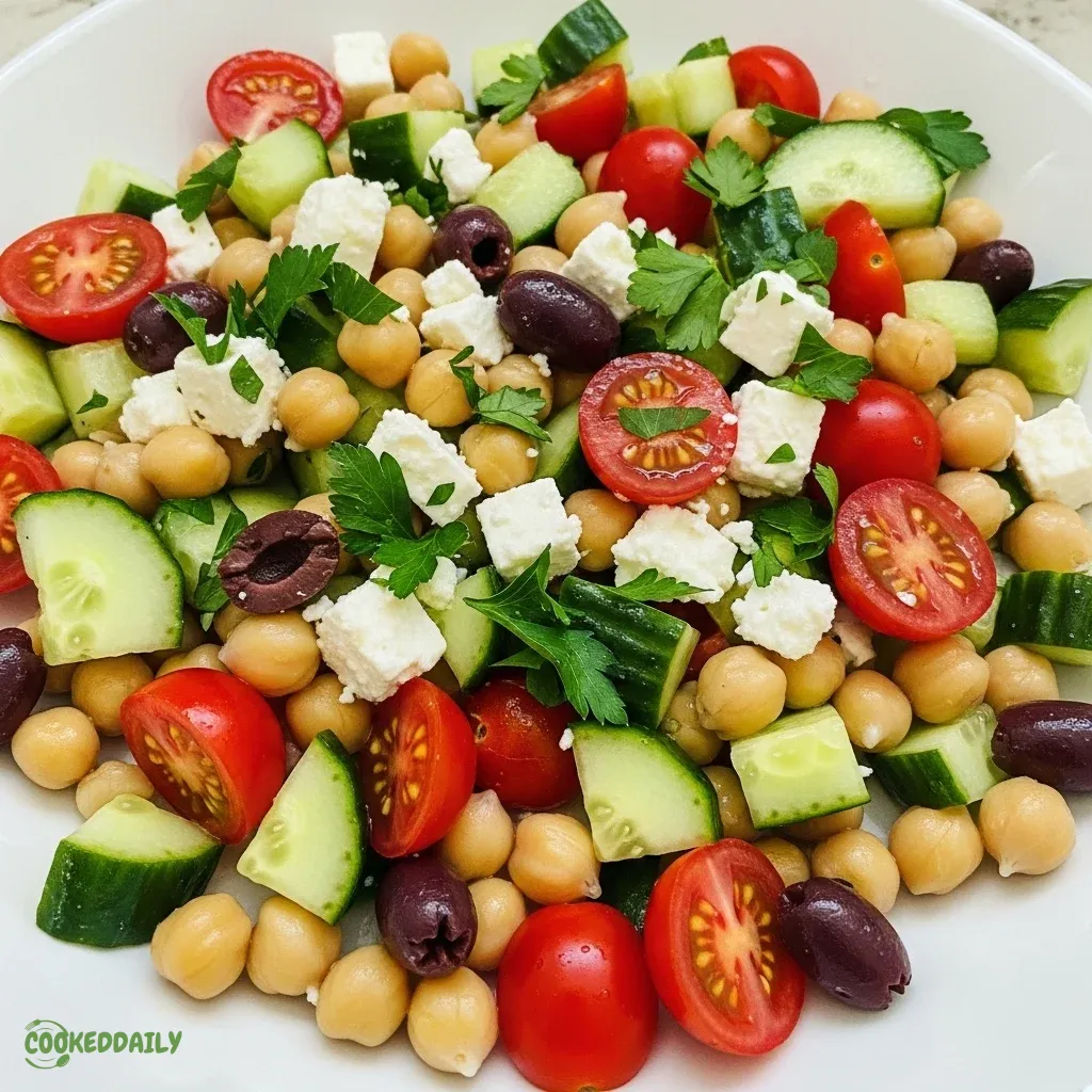 Mediterranean Chickpea Salad 5 Mediterranean Chickpea Salad