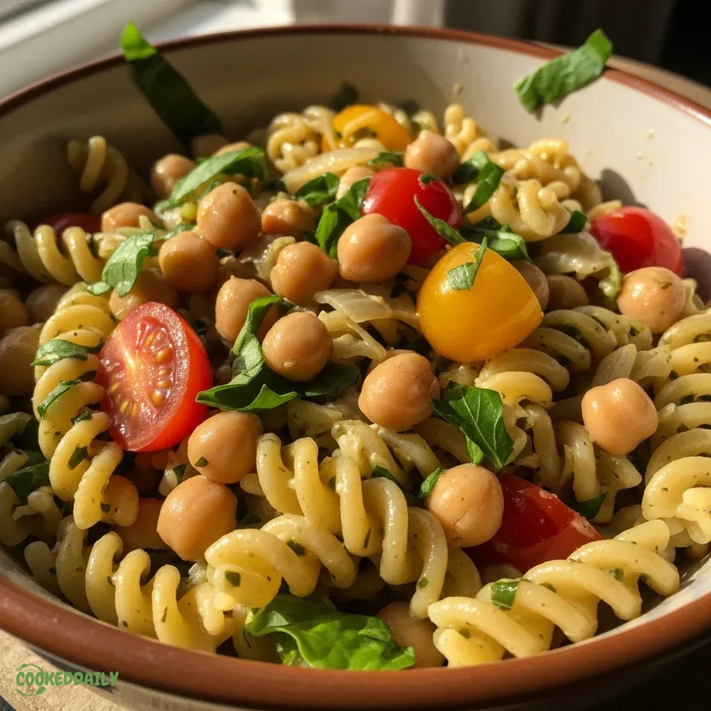 Vegetarian Chickpea Pasta 5 Vegetarian Chickpea Pasta