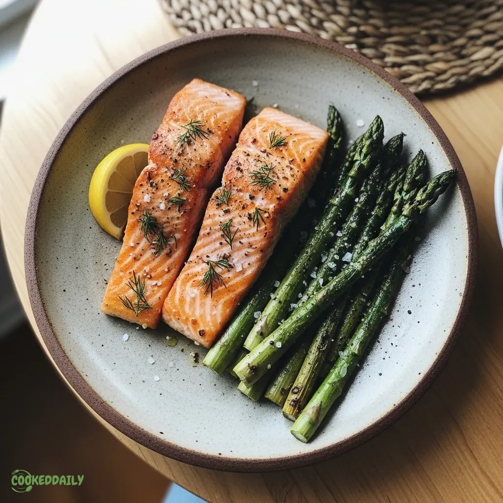 Salmon and Roasted Asparagus 5 Salmon and Roasted Asparagus
