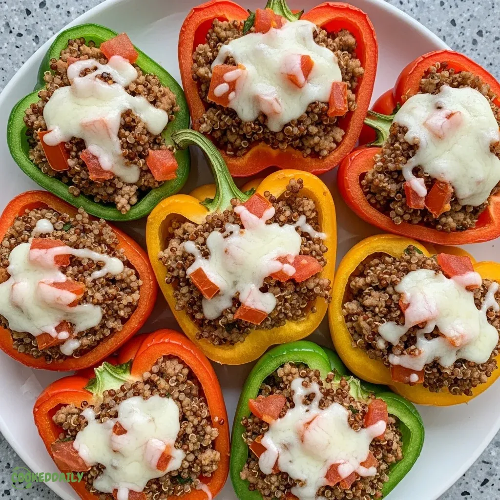 Air Fryer Stuffed Bell Peppers 5 Air Fryer Stuffed Bell Peppers