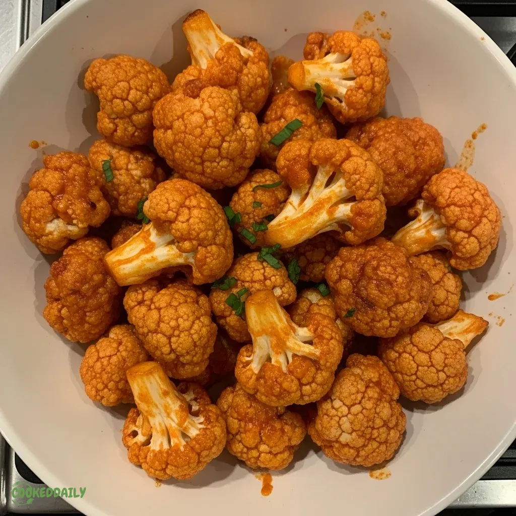 Air Fryer Buffalo Cauliflower 5 Air Fryer Buffalo Cauliflower
