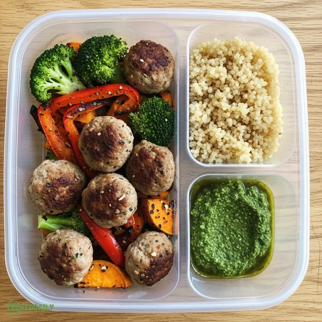 Turkey Meatball Meal Prep 5 Turkey Meatball Meal Prep